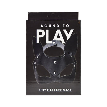 Bound to Play Kitty Cat Face Mask Black