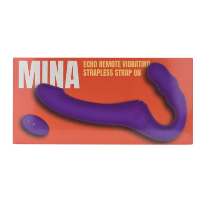 Mina Echo Remote Vibrating Strapless Strap On