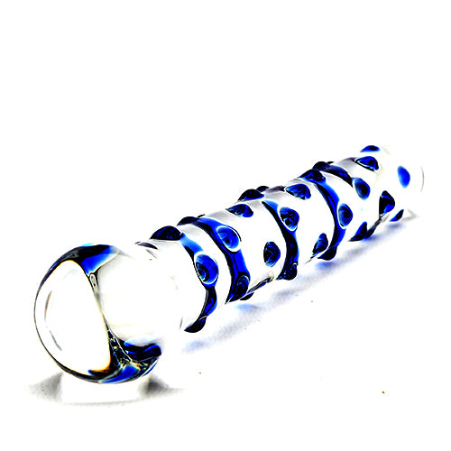 Spectrum Nubby Textured Glass Dildo