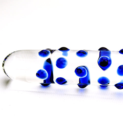 Spectrum Nubby Textured Glass Dildo