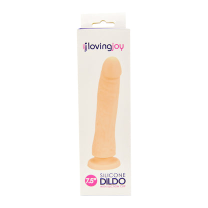 Loving Joy Realistic Silicone 7.5 Inch Strap-On Dildo