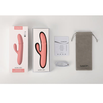 Svakom Mora Neo Interactive Rabbit Vibrator with Thrusting Beads