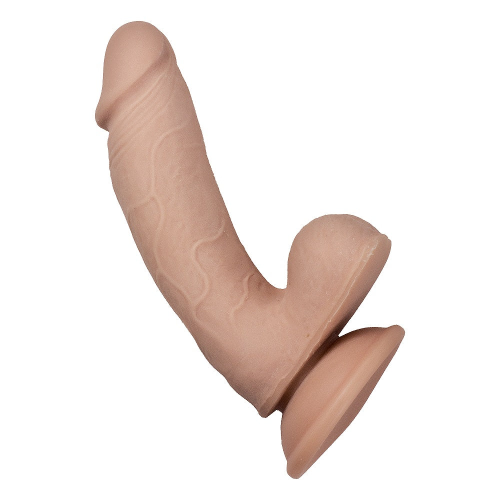 RealCocks Dual Layer Bendable Dildo 7 Inch Vanilla