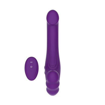 Mina Echo Remote Vibrating Strapless Strap On